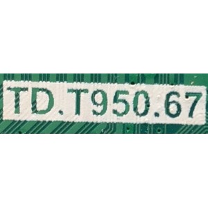 MAIN PARA TV INSIGNIA / NUMERO DE PARTE 317GAAMBC60CVT / TD.T950.67 / NUMERO DE PANEL TPT320WH-AT022.H REV:S1Q / DISPLAY PT320AT02-2 /  MODELO NS-32DF310NA19
